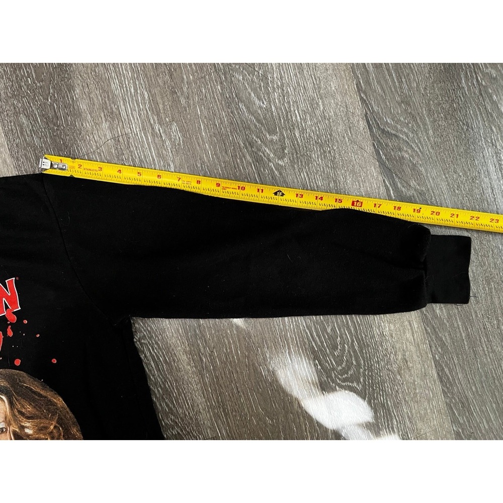 Halloween Michael Meyers Scream Queen Sweater Size Medium Black Laurie Strode - Picture 8 of 10